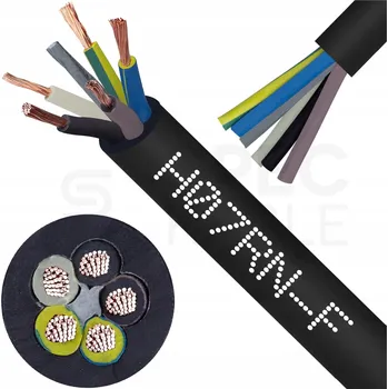 elektrický kabel PRŮMYSLOVÝ KABEL H07RN-F OnPD 5x6 - prodej po 1 metru