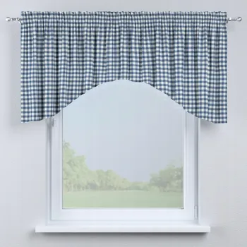 Obraz Dekoria Lambrekýn oblouk 150x75 cm, odstíny modré