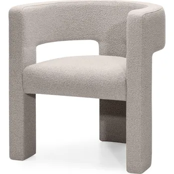 Křeslo Čalouněné křeslo ZORA LOOP světle šedé