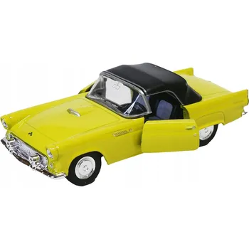 autíčko Ford Thunderbird 1955 1:34 -39 model Welly uzavřená střecha žlutá