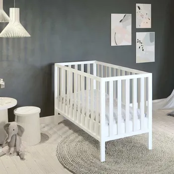 Dětská postýlka NANNA Postýlka Ivy 120 x 60 cm White