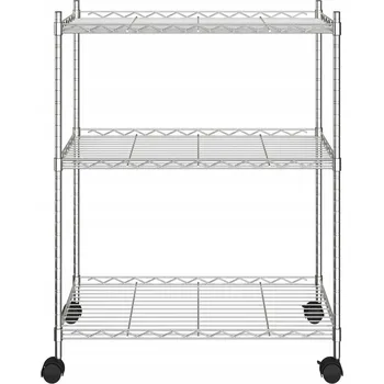 Dílenský regál Kovový skladový regál 10 x 10 x 10 cm, nosnost 10 kg na polici