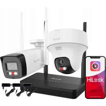 IP kamera WiFi Monitorovací Set 2MPx EasyLink HiLook od Hikvision WIFIKIT-BT2-4CH 2x Kamera