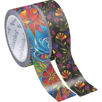 Kancelářské lepidlo Washi Páska Nebeská magie/Divoké květiny 2ks