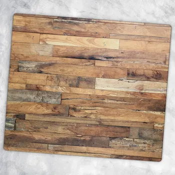 Kuchyňské prkénko Tvrzené Skleněné Kuchyňské Prkénko s Grafikou Elegantní Dřevěné Prkénko 60x52