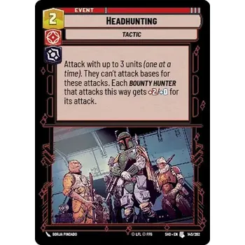 Sběratelská karetní hra Headhunting 145/262 - Shadows of the Galaxy Typ karty: Standard