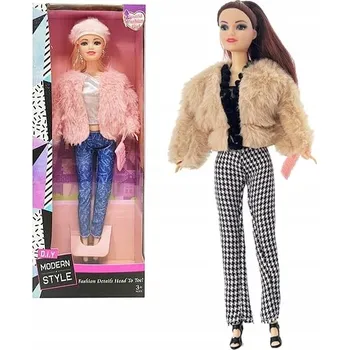 Panenka PANENKA MODELKA V KOŽÍŠKU A MÓDNÍM OBLEČENÍ