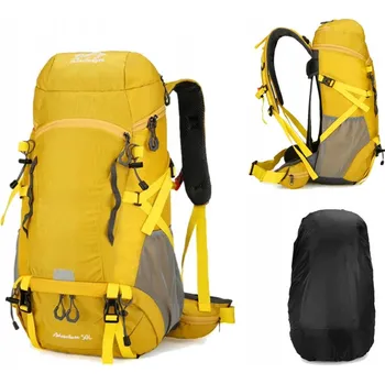 turistický batoh Turistický Batoh Amaza Climber 2, trekingový Batoh žlutý 41-60 l