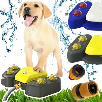 Miska pro psa Napáječka s fontánou z plastu Sezonello, vícebarevná, 100 l