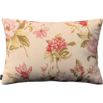 Polštář Povlak na polštář 60x40 velké květiny na krémovém pozadí