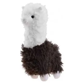 plyšák Plyšová Alpaka, 28cm Hnědá