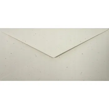 Obálka Eko obálky DL Flora Avorio ecru rustikální pro svatební oznámení boho - 25 Ks.