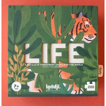 Puzzle Puzzle LIFE Ohrožená zvířata 200 dílků