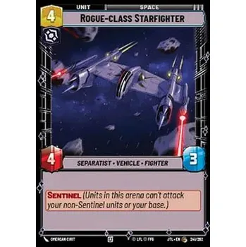 Sběratelská karetní hra Rogue-class Starfighter 241/202 - Jump to Lightspeed Typ karty: Standard