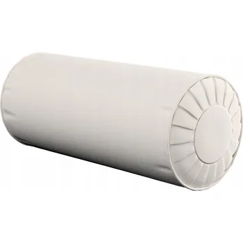 Polštář Polštář Dekoria s váleček a sklady, krémově bílý