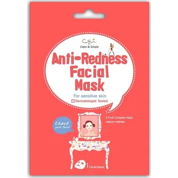 Pleťová maska Cettua Anti-Redness maska na obličej pro redukci zarudnutí