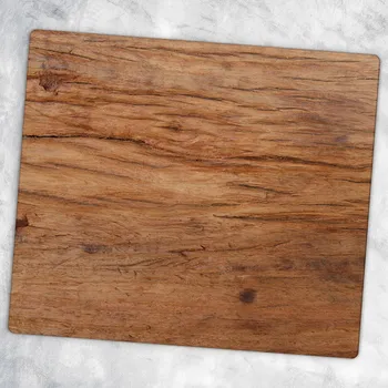 Kuchyňské prkénko Ozdobná Skleněná Kuchyňská Deska na Krájení s Grafikou Boho, Vzorovaná Deska 60x52