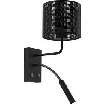 Nástěnné svítidlo Nástěnná lampa LOFT SHADE 1xE27/60W+1xG9/8W/230V černá