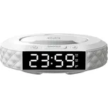 Immax 08983L - Budík s LCD displejem a bezdrátovou Qi nabíječkou 27W/9V bílá