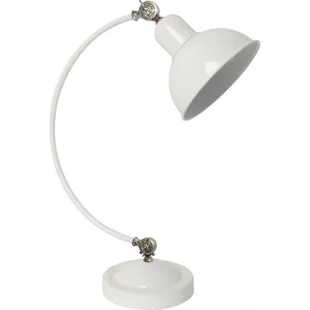 Lampička Stolní lampa OLD 1xE27/40W/230V bílá + záruka 3 roky
