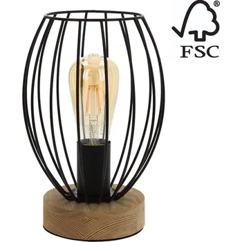Lampička DO84449174 - Stolní lampa GUNNAR 1xE27/25W/230V dub + záruka 3 roky