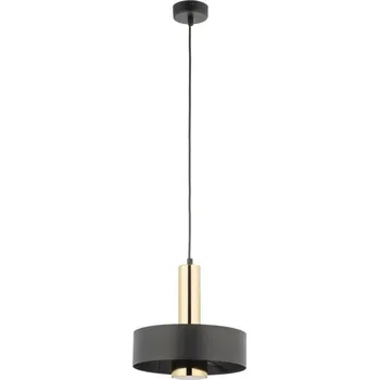 SIGMA Závěsné světlo Rif Lux, černé/zlaté, Ø 25 cm, ocel černá, zlatá 1 x 12 W LED - Doprava zdarma