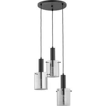 Lustr na lanku CELIA 3xE27/60W/230V černá