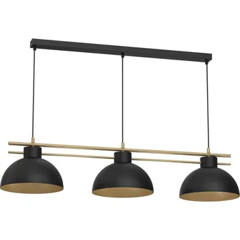 Lustr na lanku ESTATE 3xE27/15W/230V černá
