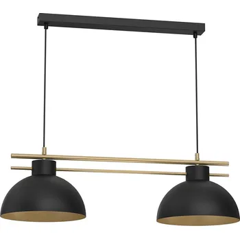 Lustr na lanku ESTATE 2xE27/15W/230V černá