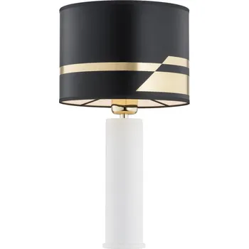 Lampička Argon Argon 4232 - Stolní lampa ALMADA 1xE27/15W/230V černá/bílá/mosaz + záruka 3 roky