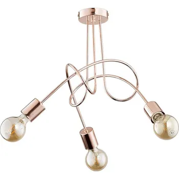 Přisazený lustr TANGO 3xE27/15W/230V měděná