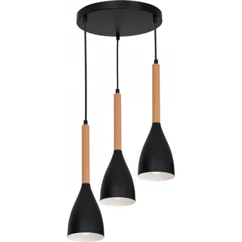 Lustr na lanku MUZA 3xE27/60W/230V kulatý