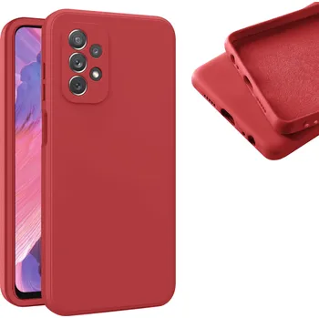 Pouzdro na mobilní telefon Zadní Kryt Smart-Tel.pl pro Apple Galaxy A13 4G červený