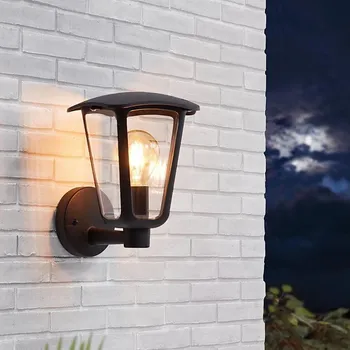 Venkovní osvětlení Eglo 98119 - Venkovní nástěnné svítidlo MONREALE 1xE27/60W/230V černá IP44