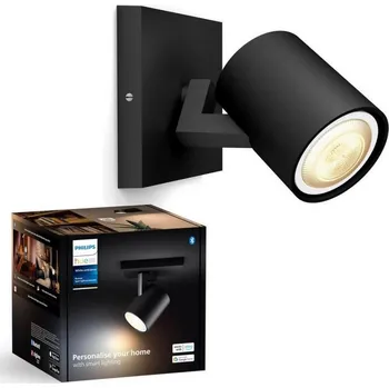Nástěnné svítidlo Philips - LED Stmívatelné bodové svítidlo Hue RUNNER 1xGU10/4,2W/230V černá