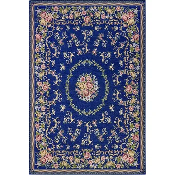 Koberec Koberec, běhoun do kuchyně 75 x 150 cm, protiskluzový, modrý, tradiční vzor