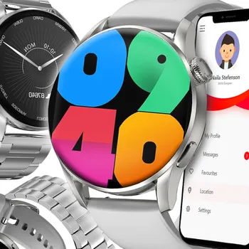 Hodinky Chytré Hodinky BlueQ DT3 stříbrný