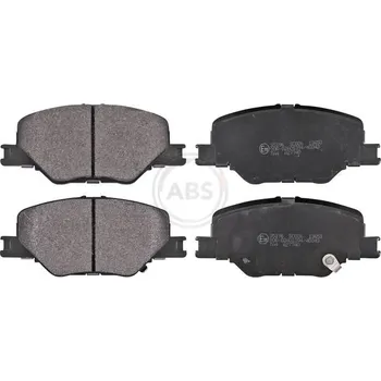 Brzdová destička Sada brzdových destiček, kotoučová brzda A.B.S. 35196