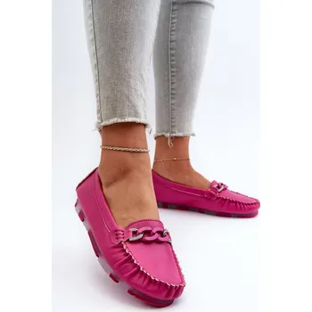 Dámské mokasíny Semišové pohodlné mokasíny Giovana Barva: Růžová, Velikost: 37