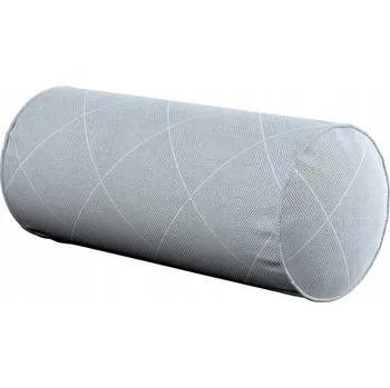 Polštář Dekoria Polštář váleček jednoduchý stříbrný