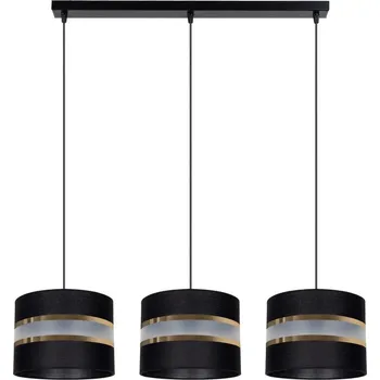 Lustr na lanku CORAL 3xE27/60W/230V černá