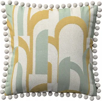 Polštář Povlak na polštář 45x45 cm mátově žlutý