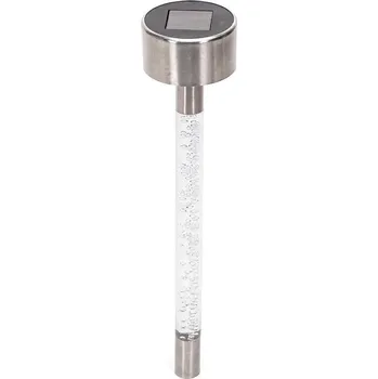 Venkovní osvětlení Aigostar - LED Solární lampa LED/0,006W/1,2V 36,7cm chrom 2700K IP44