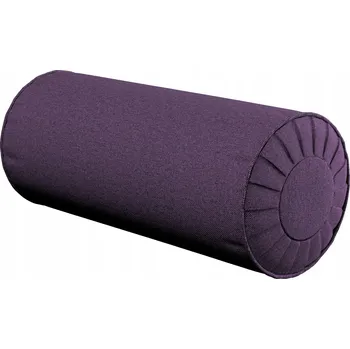 Polštář Polštář Dekoria s kolečky váleček záhyby, fialový