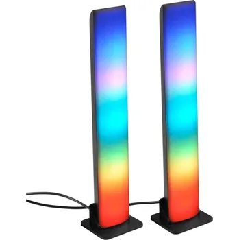 Lampička SADA 2x LED RGB Stmívatelná stolní lampa LED/5W/5V + dálkové ovládání + záruka 3 roky