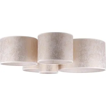 Duolla - Stropní svítidlo ROLLER PENTO 5xE27/60W/230V bílá/zlatá