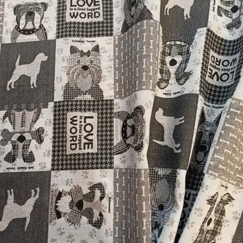 Dekorační látka pes cena za 1 metr Český výrobce