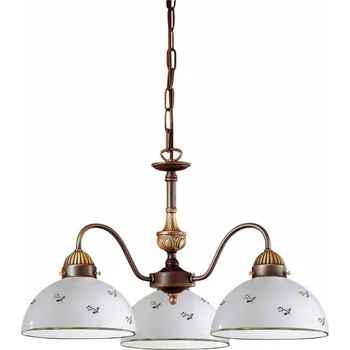 Kolarz 731.83.20 - Lustr na řetězu NONNA 3xE27/75W/230V zelená