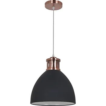 Klausen KL 6240 - Lustr na lanku METAL 1xE27/15W/230V měděná/černá