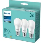 SADA 3x LED Žárovka Philips A67 E27/13W/230V 6500K